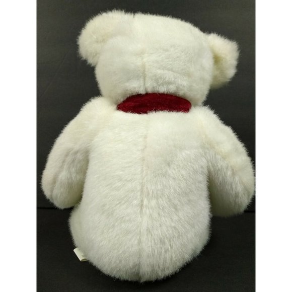 Kuddle me toys Christmas Scarf Polar Bear stuffed animal plushie 9" Decor Figure - Picture 5 of 12